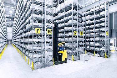 Picture of pallet racking at QuantiParts 