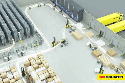 Shelving Systems & Mobile Robot